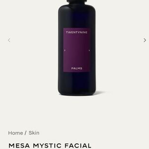 Twentynine Palms mesa mystic facial exfoliating solution
